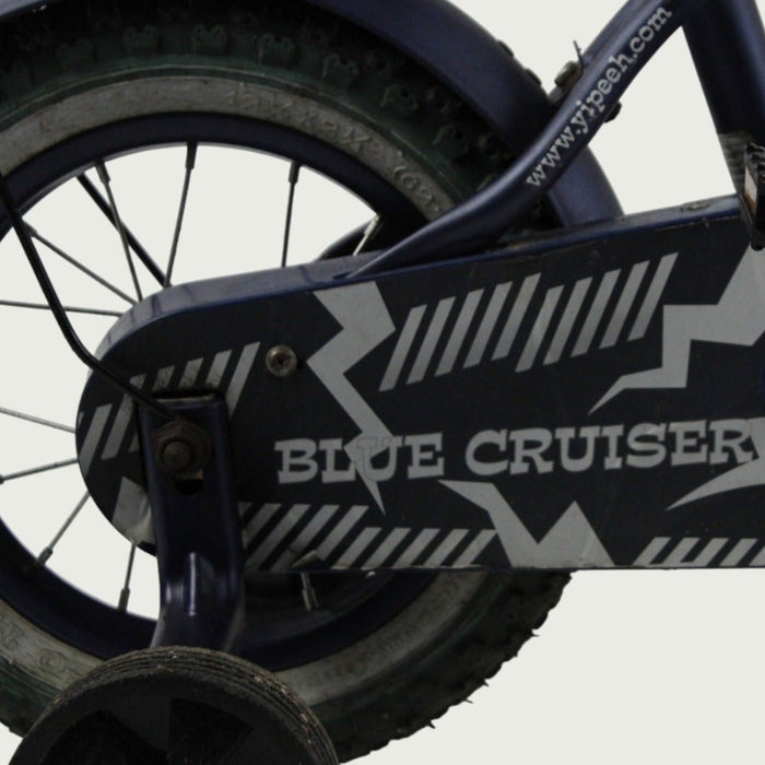 12.115 - BikeFlip, 12 inch cruiser fiets, terugtraprem, geen versnellingen, kabelslot, optionele zijwieltjes, 85-100 cm kind