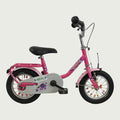 12.134 - BikeFlip, 12 inch kinderfiets, Puky fiets, roze kinderfiets, spaak kraaltjes, terugtraprem, handrem, kabelslot