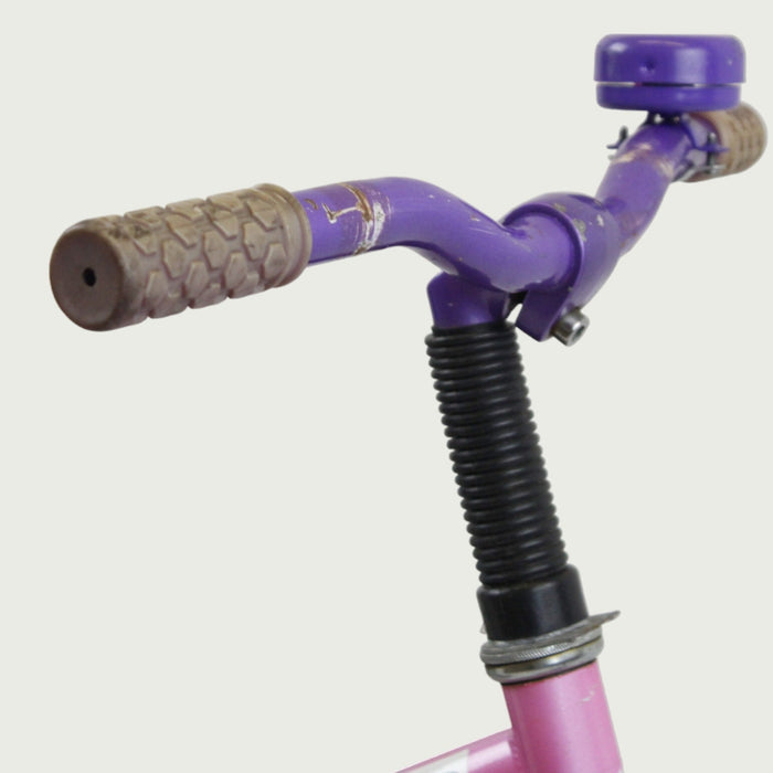 12.139 - BikeFlip, 12 inch kinderfiets, veelkleurige kinderfiets, terugtraprem, handrem, kabelslot, peuterfiets, 85-100 cm