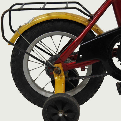 12.14 - BikeFlip, 12 inch kinderfiets, vrolijke kinderfiets, terugtraprem, handrem, kabelslot, fiets voor 3-4 jaar