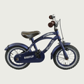 12.151 - BikeFlip, 12 inch kinderfiets, Volare fiets, stoere blauwe fiets, avontuurlijke kinderfiets, terugtraprem, handrem