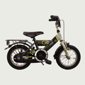 12.176 - BikeFlip, kinderfiets, 12 inch fiets, veelkleurige fiets, terugtraprem, handrem, kabelslot, kinderfiets veelkleurig