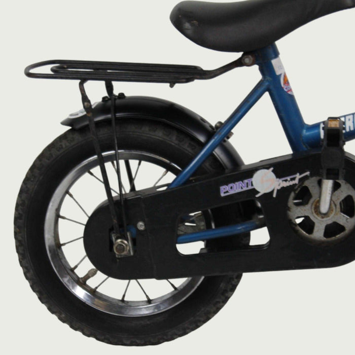 12.65 - BikeFlip, kinderfiets, 12 inch, blauw, Corvino Cobra, terugtraprem, handrem, kabelslot, geen versnellingen, stevig