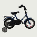 12.88 - BikeFlip, 12 inch kinderfiets, blauw, terugtraprem, handrem, geen versnellingen, kabelslot, zijwieltjes optioneel