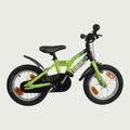 14.6 - BikeFlip, 14 inch fiets, opvallende groene fiets, terugtraprem en handrem, geen versnellingen, kabelslot, verlichting