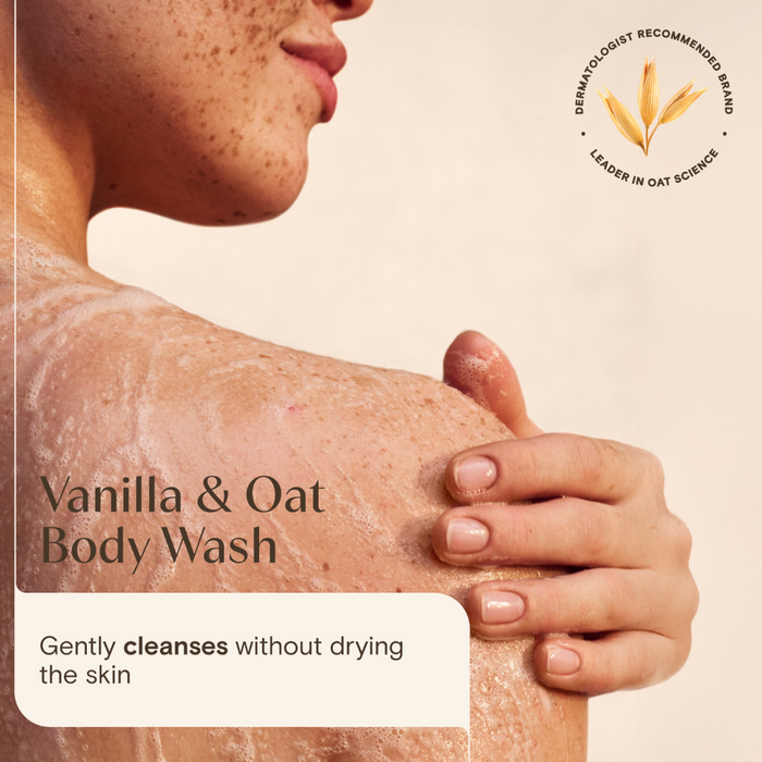 Aveeno Daily Moisturising Yogurt Body Wash Vanilla & Oat 300ml
