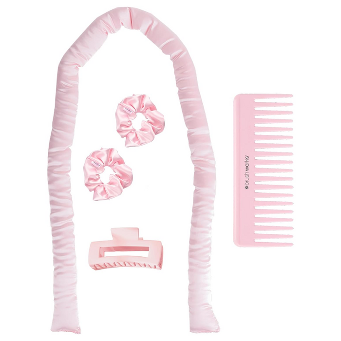 Brushworks Heatless Hair Curling Set