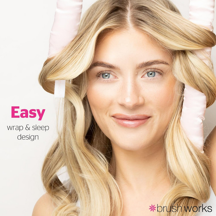 Brushworks Heatless Hair Curling Set
