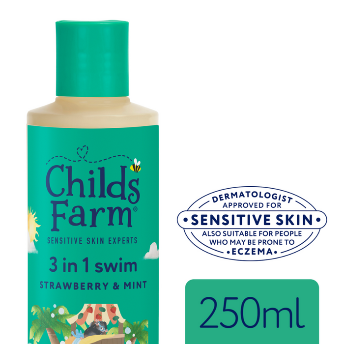 Childs Farm 3-In-1 Swim Strawberry & Organic Mint 250ml