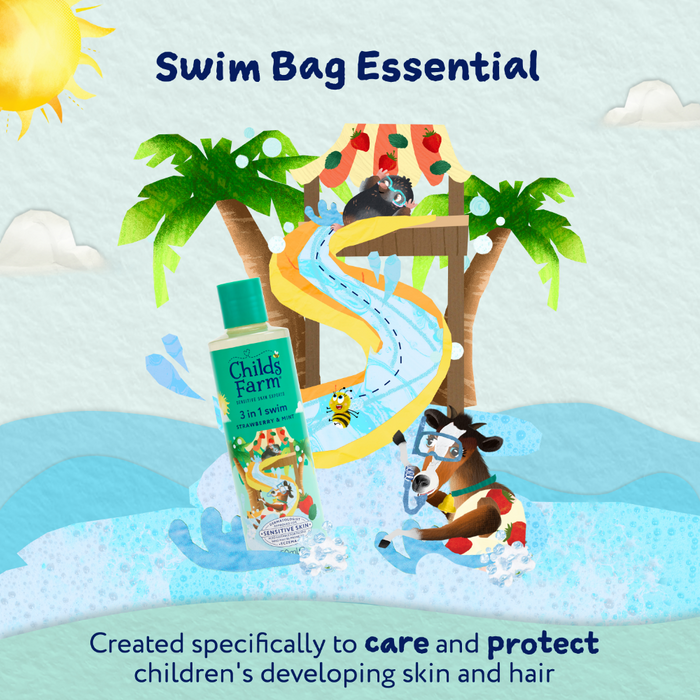 Childs Farm 3-In-1 Swim Strawberry & Organic Mint 250ml