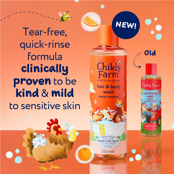 Childs Farm Hair & Body Wash Sweet Orange 250ml