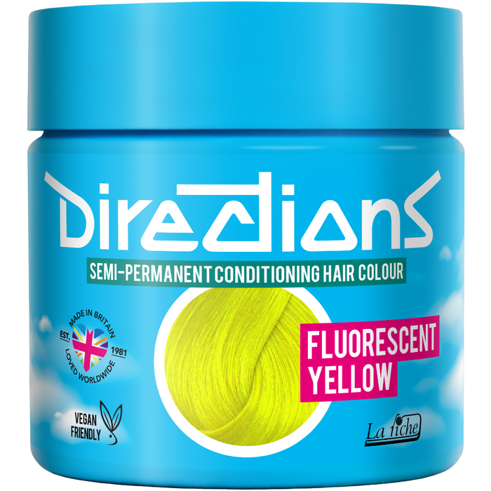 Directions Fluorescent Yellow Hair Dye 88ml