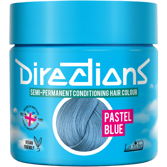 Directions Pastel Blue Hair Dye 88ml