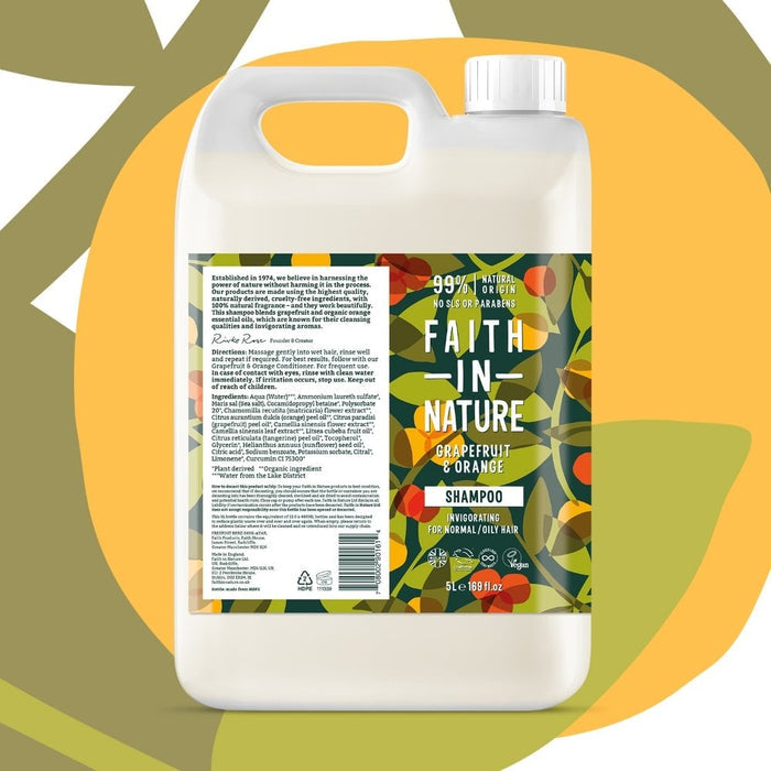 Faith In Nature Grapefruit & Orange Shampoo 5000ml