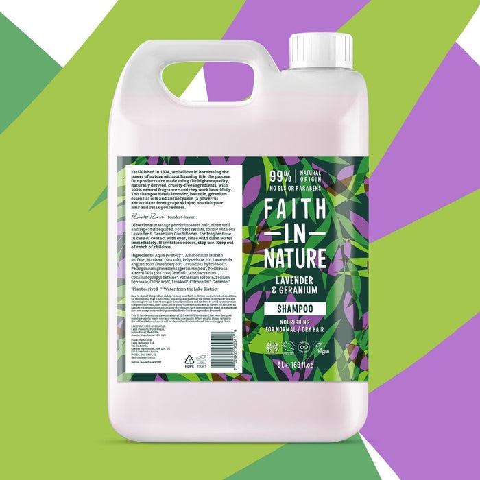 Faith In Nature Lavender & Geranium Shampoo 5000ml