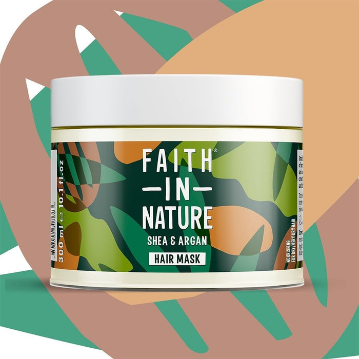 Faith In Nature Shea & Argan Nourishing Hair Mask 300ml