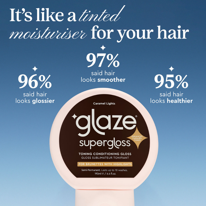 Glaze Super Gloss Caramel Lights 190ml