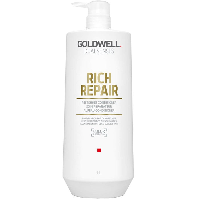 Goldwell DualSenses Rich Repair Restoring Conditioner for Damaged Hair 1000ml