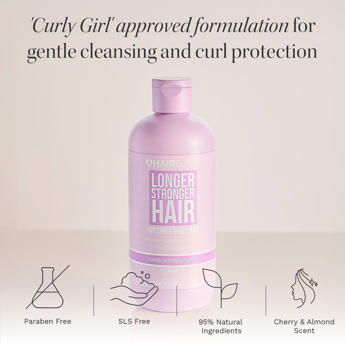 Hairburst Curly & Wavy Hair Shampoo 350ml