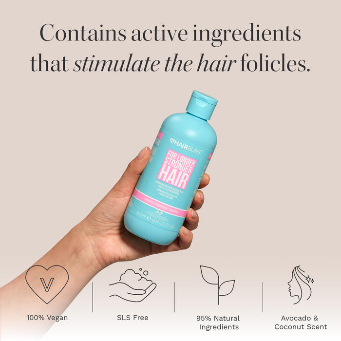 Hairburst Shampoo for Longer Stronger Hair 350ml