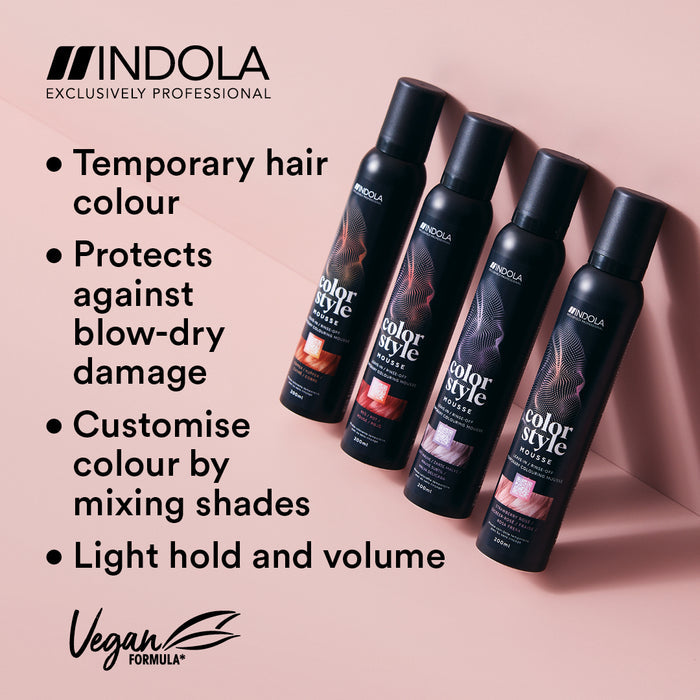 Indola Colour Style Mousse Dark Ash 200ml