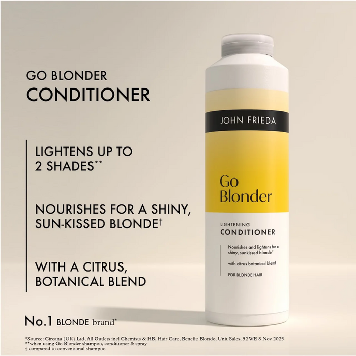 John Frieda Go Blonder Lightening Conditioner 500ml