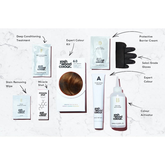 Josh Wood Colour 6.5 Lighter Brown Colour Miracle Permanent Colour Kit