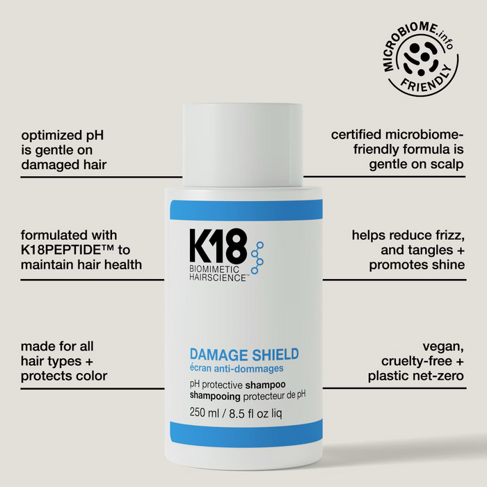 K18 Biomimetic Hairscience Damage Shield pH Protective Shampoo 250ml