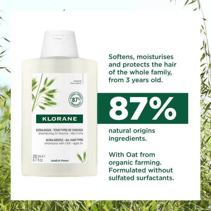 Klorane Oat Milk Ultra-Gentle Shampoo 200ml