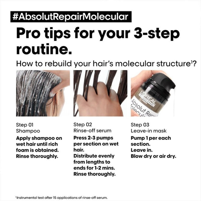 L'Oreal Professionnel Serie Expert Absolut Repair Molecular Shampoo 1500ml