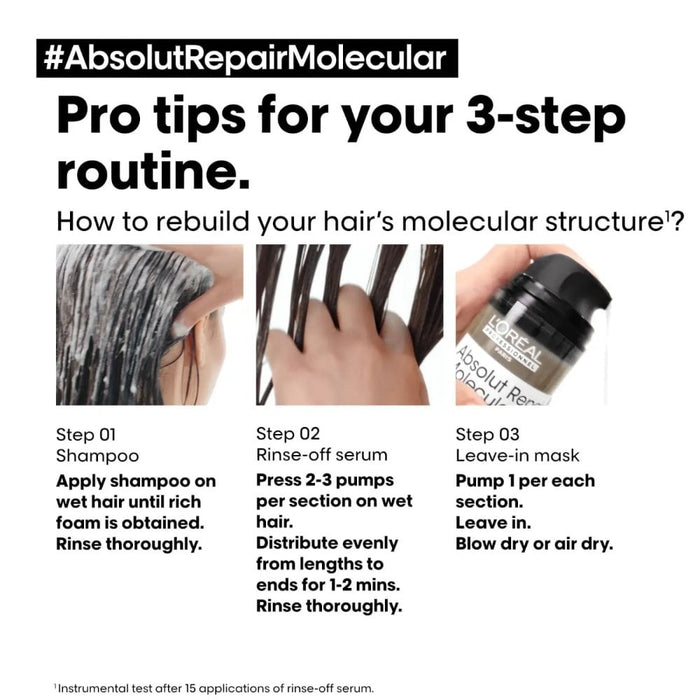 L'Oreal Professionnel Serie Expert Absolut Repair Molecular Shampoo 500ml