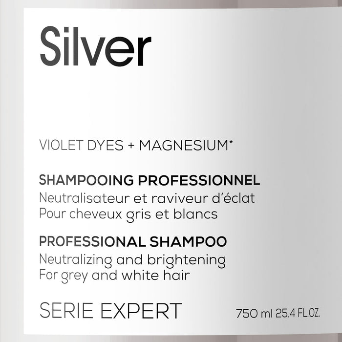 L'Oreal Professionnel Serie Expert Silver Neutralising + Brightening Shampoo 1500ml