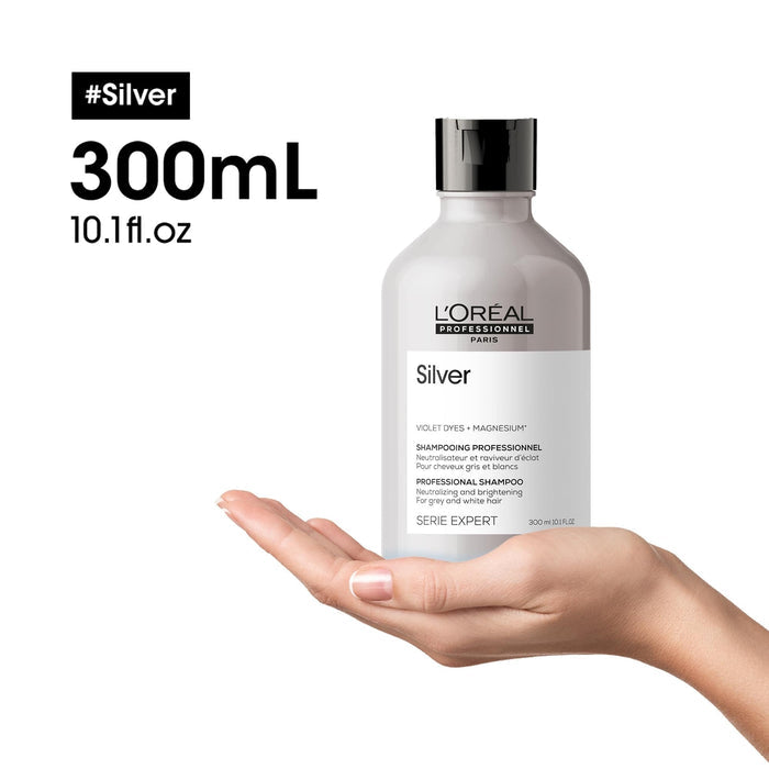 L'Oreal Professionnel Serie Expert Silver Neutralising + Brightening Shampoo 300ml