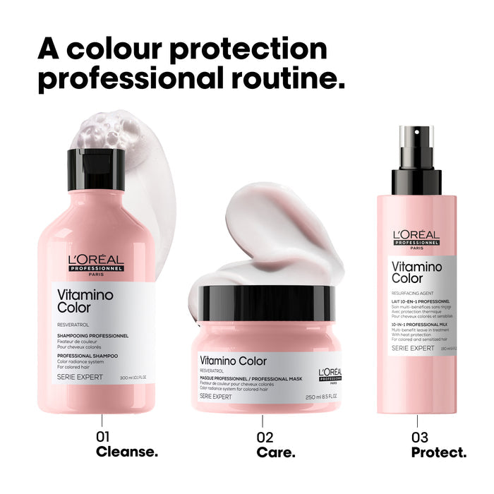 L'Oreal Professionnel Serie Expert Vitamino Colour 10-In-1 Multi-Benefit Resurfacing Leave-In Treatment Milk 190ml