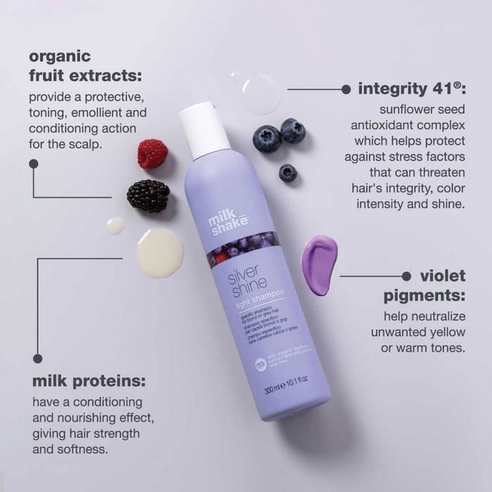 milk_shake Silver Shine Light Shampoo 300ml