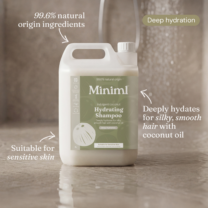 Miniml Eco-Friendly Hair Shampoo Nourishing Coconut 5000ml