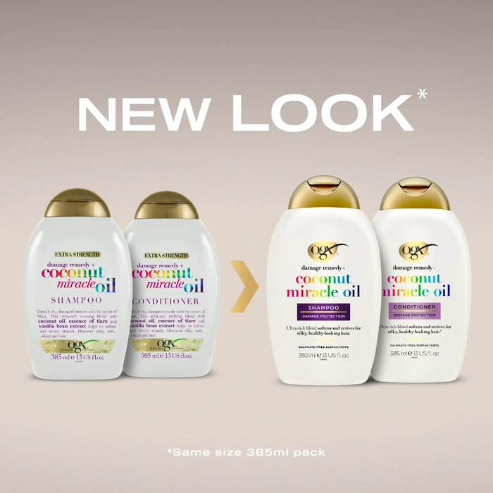OGX Damage Remedy+ Coconut Miracle Oil Damage Repair Shampoo 385ml