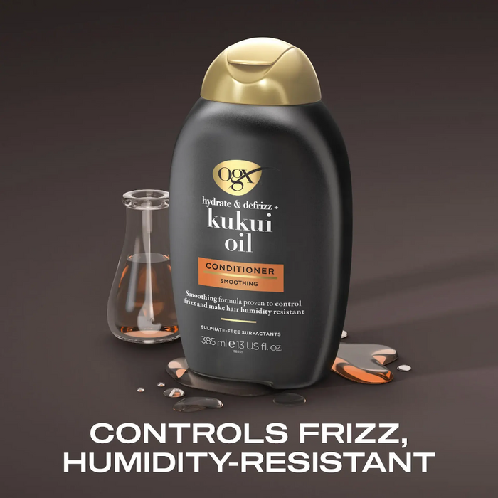 OGX Hydrate & Defrizz+ Kukui Oil Conditioner 385ml