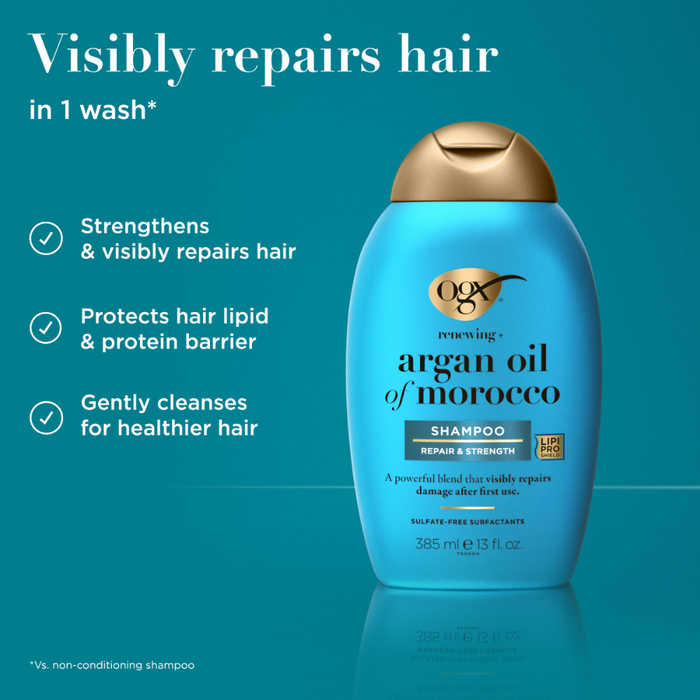 OGX Renewing+ Argan Oil of Morocco Damage Repair Shampoo 385ml