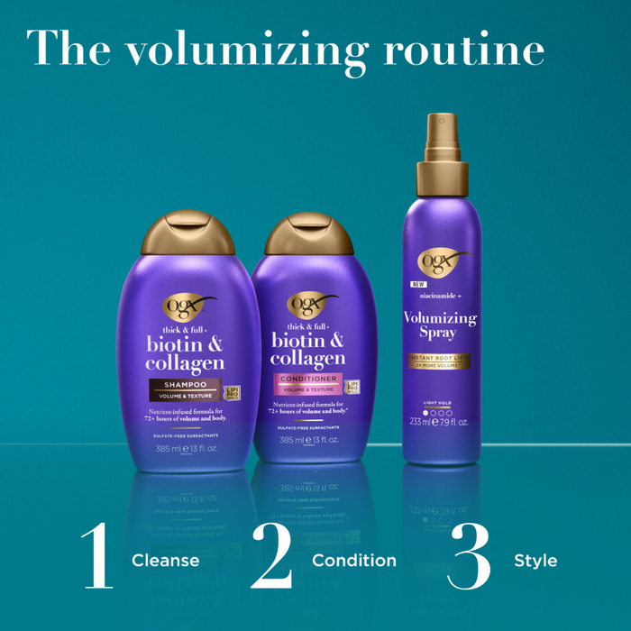 OGX Thick & Full+ Biotin & Collagen Volume Shampoo 385ml