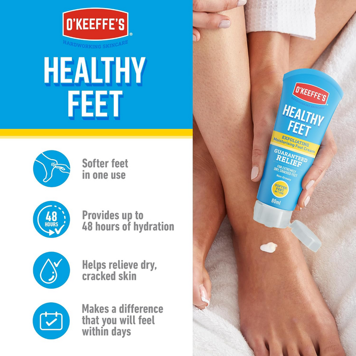 O'Keeffe's Healthy Feet Exfoliating Moisturising Foot Cream 85g