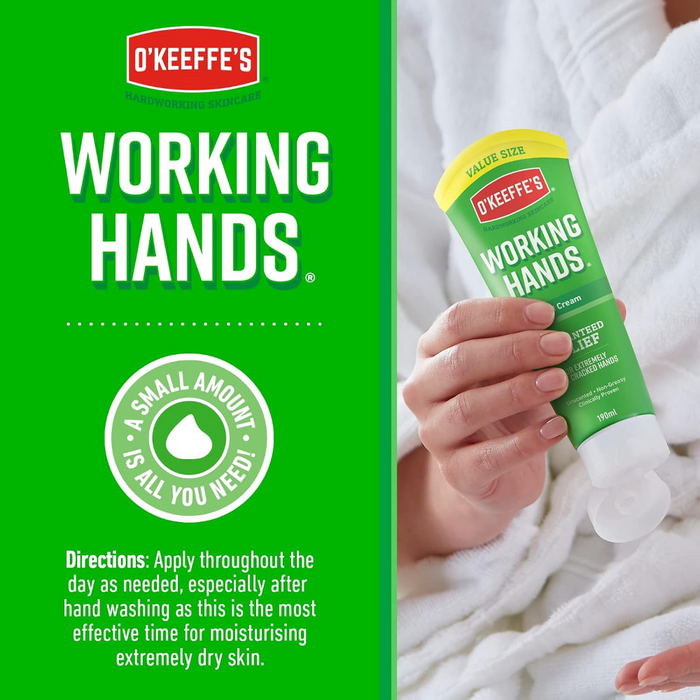 O'Keeffe's Working Hands Hand Cream Value Tube 190ml