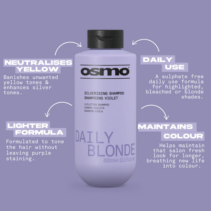 Osmo Daily Blonde Silverising Shampoo 1000ml