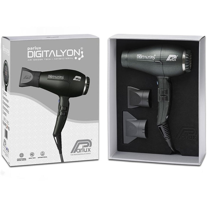 Parlux Digitalyon Air Ionizer Hair Dryer Anthracite