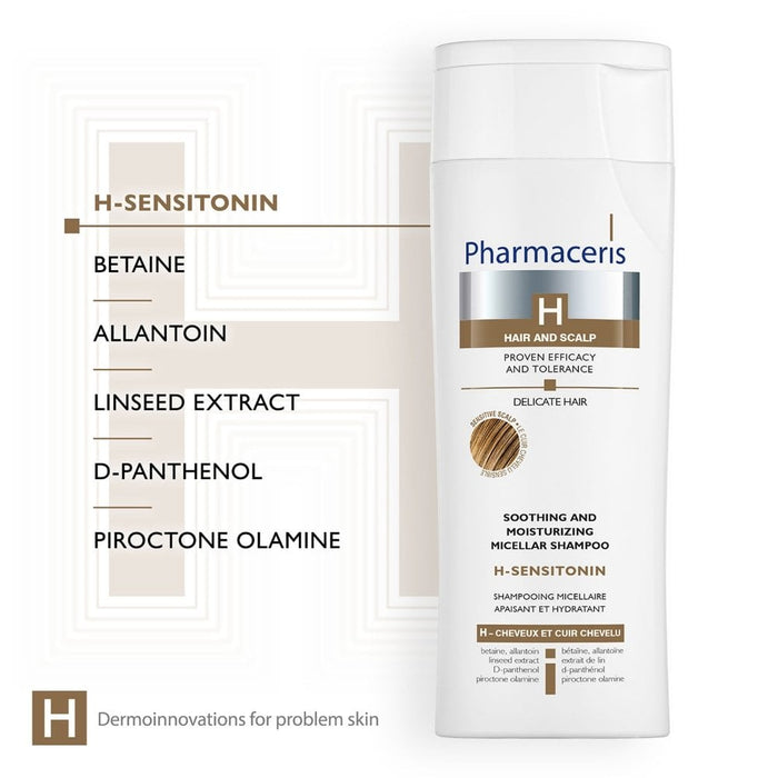 Pharmaceris H H-Sensitonin Micellar Soothing & Moisturising Shampoo for Sensitive Scalps 250ml