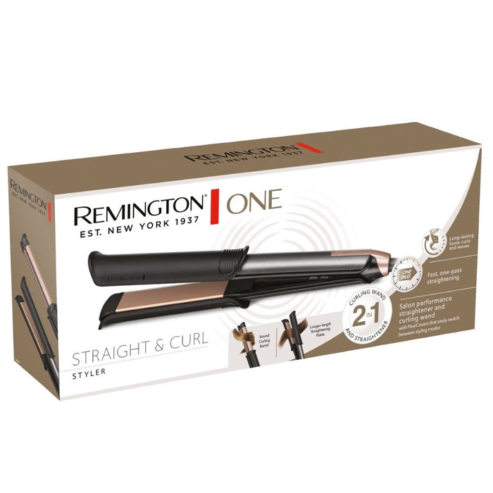 Remington ONE 2-in-1 Straightener & Curler S6077